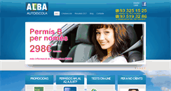 Desktop Screenshot of albaautoescola.com